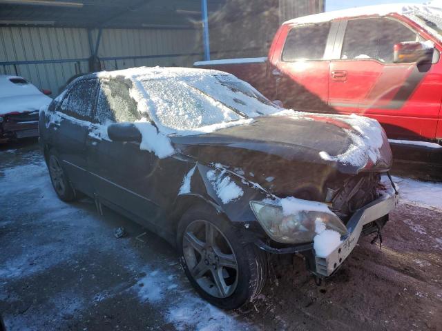 JTHBD192150100556 - 2005 LEXUS IS 300 BLACK photo 4