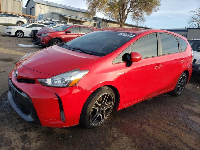 JTDZN3EU8FJ019680 - 2015 TOYOTA PRIUS V RED photo 1