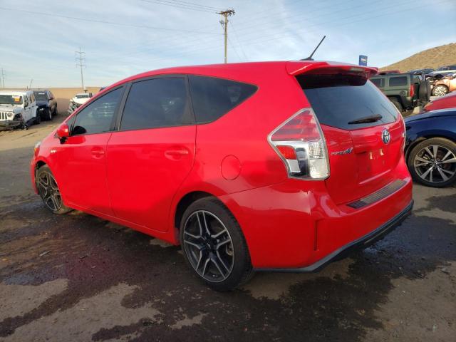 JTDZN3EU8FJ019680 - 2015 TOYOTA PRIUS V RED photo 2