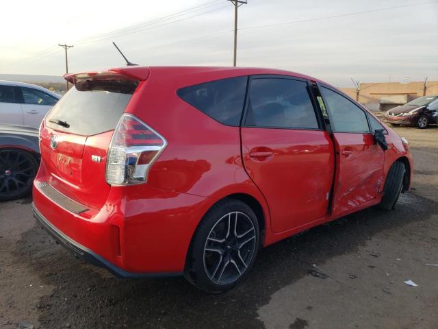 JTDZN3EU8FJ019680 - 2015 TOYOTA PRIUS V RED photo 3