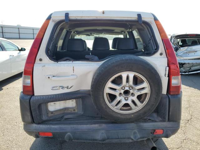 JHLRD78834C053667 - 2004 HONDA CR-V EX WHITE photo 6