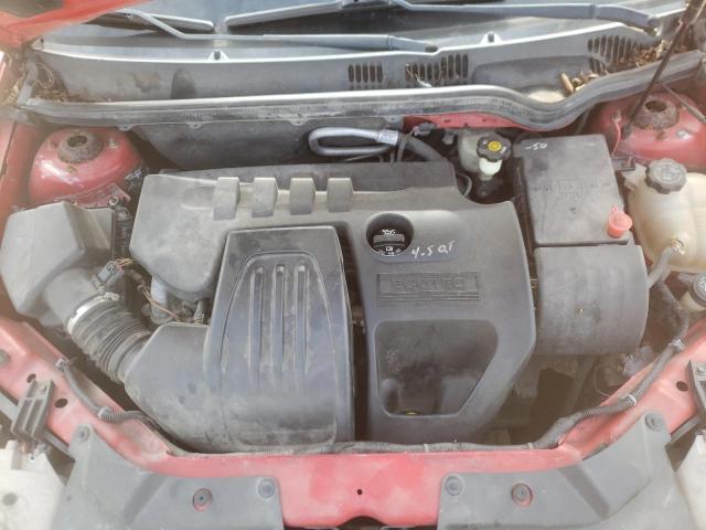 1G1AK55F267877929 - 2006 CHEVROLET COBALT LS RED photo 11