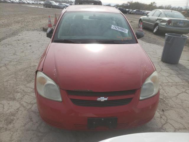 1G1AK55F267877929 - 2006 CHEVROLET COBALT LS RED photo 5