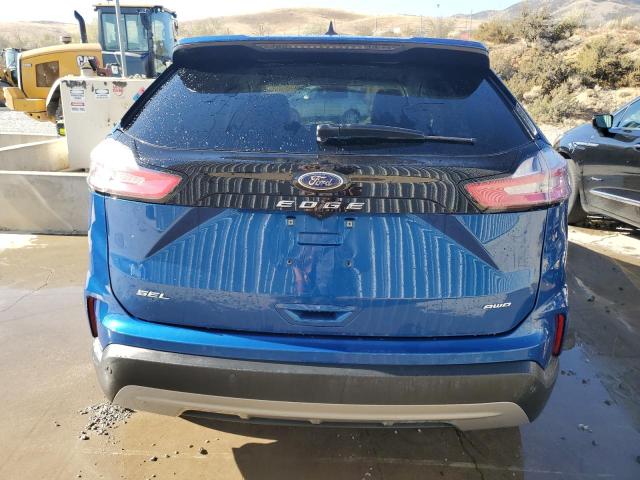 2FMPK4J99RBA70441 - 2024 FORD EDGE SEL BLUE photo 6