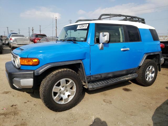 JTEBU11F370081054 - 2007 TOYOTA FJ CRUISER BLUE photo 1