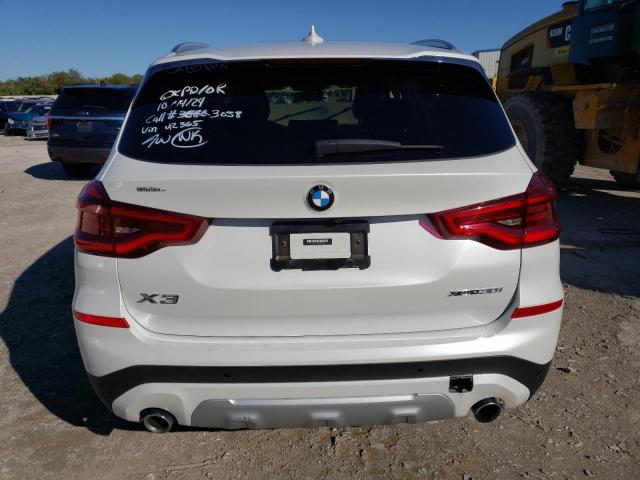 5UXTY5C05L9D42365 - 2020 BMW X3 XDRIVE30I WHITE photo 6