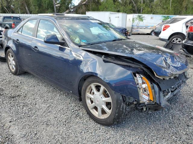 1G6DF577780170614 - 2008 CADILLAC CTS BLUE photo 4