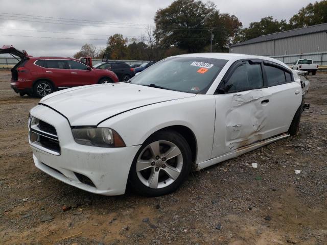 2C3CDXBG5DH546139 - 2013 DODGE CHARGER SE WHITE photo 1