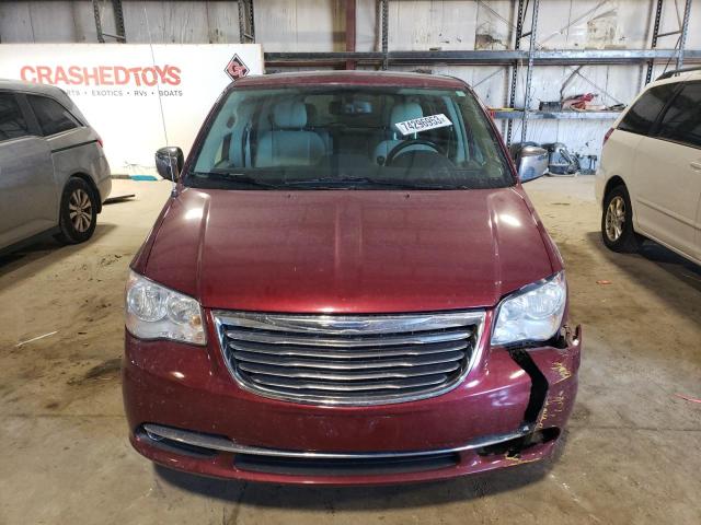 2C4RC1CG9FR603167 - 2015 CHRYSLER TOWN & COU TOURING L RED photo 5