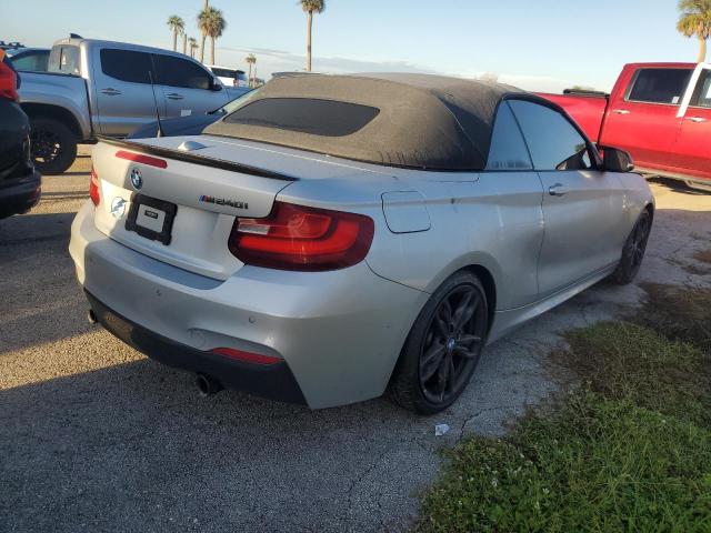 WBA2L1C30HV666718 - 2017 BMW M240I ნაცრისფერი ფოტო 3