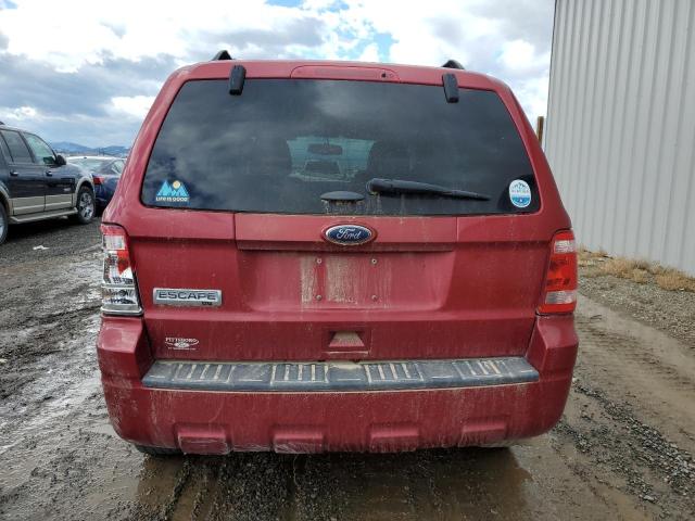 1FMCU0D76CKB64902 - 2012 FORD ESCAPE XLT BURGUNDY photo 6