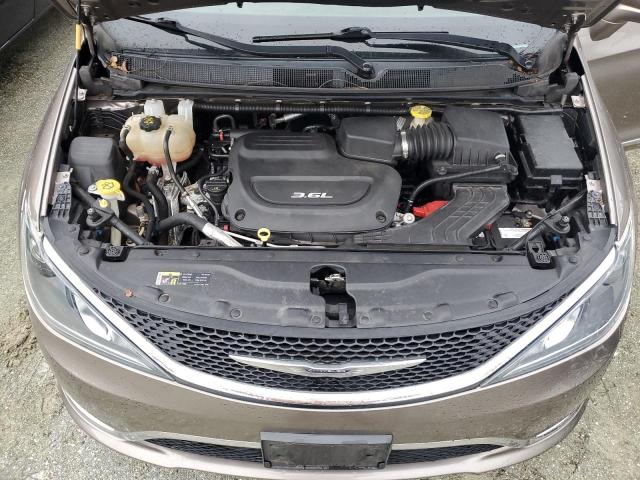 2C4RC1EG7HR650598 - 2017 CHRYSLER PACIFICA TOURING L PLUS TAN photo 12