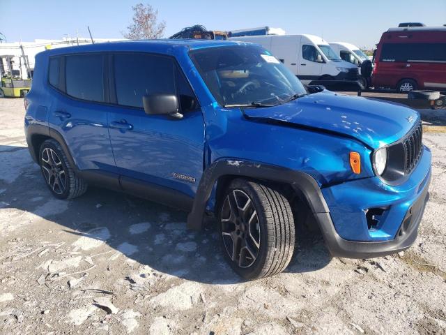 ZACNJAAB7LPM08743 - 2020 JEEP RENEGADE SPORT BLUE photo 4