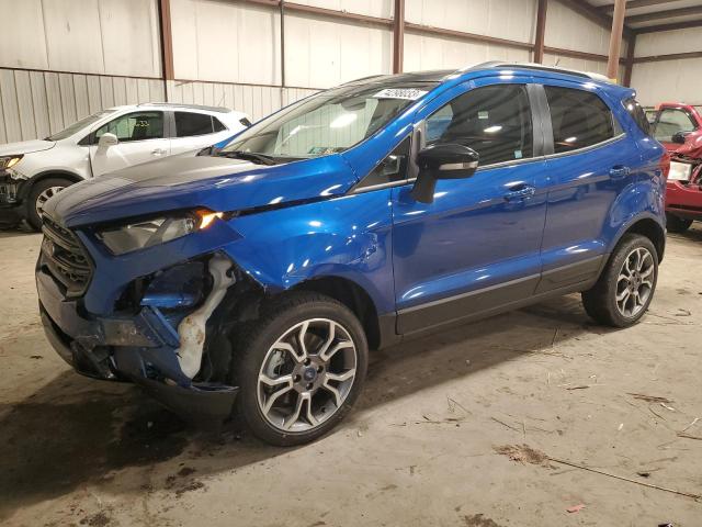 MAJ6S3JLXLC389186 - 2020 FORD ECOSPORT SES BLUE photo 1