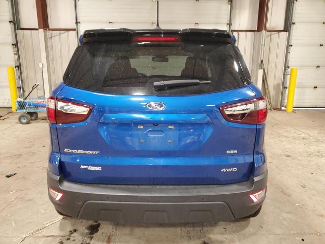 MAJ6S3JLXLC389186 - 2020 FORD ECOSPORT SES BLUE photo 6