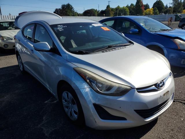 5NPDH4AE5GH675710 - 2016 HYUNDAI ELANTRA SE SILVER photo 4