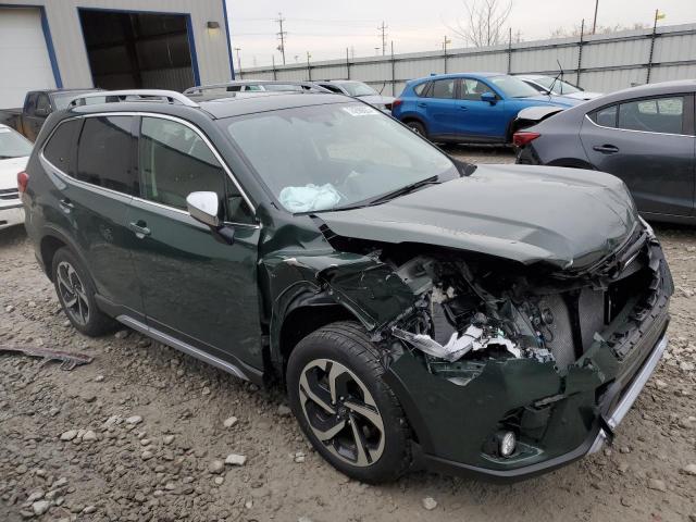 JF2SKARC5NH448816 - 2022 SUBARU FORESTER TOURING 绿色 照片 4