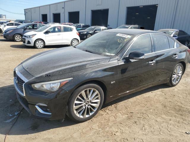 JN1EV7AP2JM351937 - 2018 INFINITI Q50 LUXE BLACK photo 1