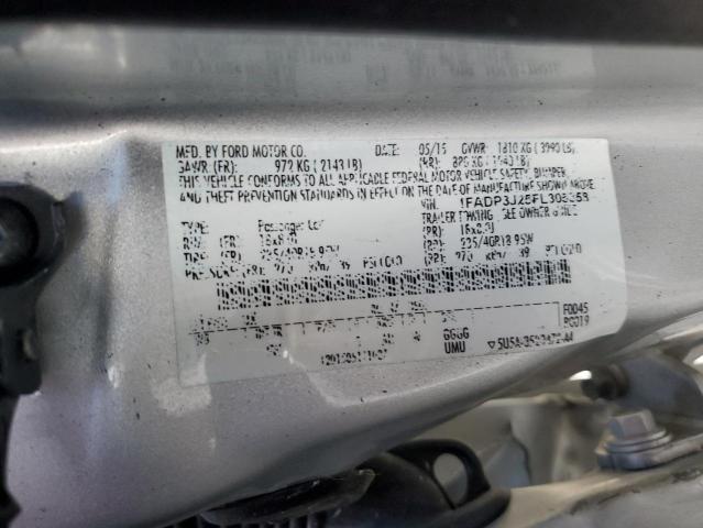 1FADP3J25FL305358 - 2015 FORD FOCUS TITANIUM SILVER photo 13