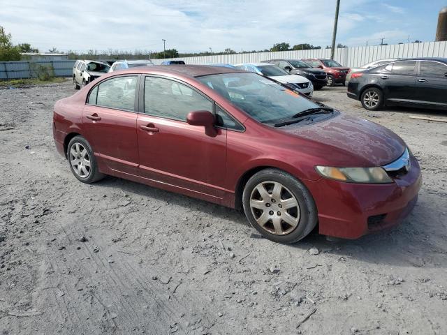 2HGFA1F53AH522121 - 2010 HONDA CIVIC LX RED photo 4