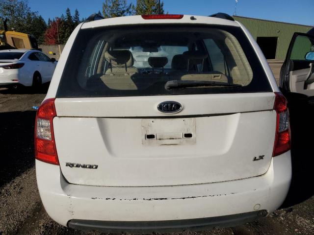 KNAFG525687174666 - 2008 KIA RONDO BASE WHITE photo 6