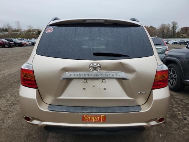 5TDBK3EH5AS036462 - 2010 TOYOTA HIGHLANDER GOLD photo 6