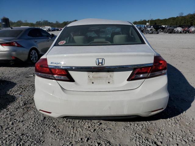 19XFB2F89DE074494 - 2013 HONDA CIVIC EX WHITE photo 6