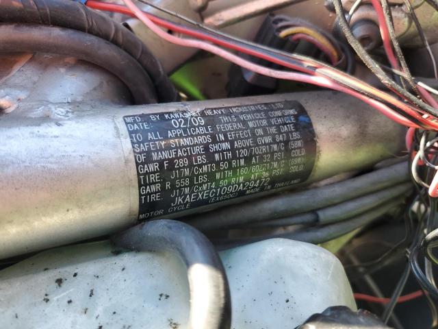 JKAEXEC109DA29472 - 2009 KAWASAKI EX650 C 黑色 照片 9