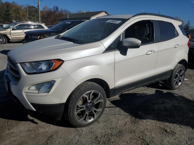 MAJ6P1UL2JC249065 - 2018 FORD ECOSPORT SE WHITE photo 1