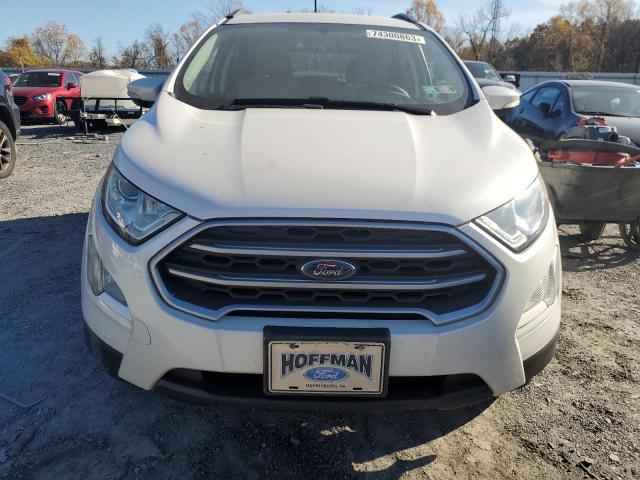 MAJ6P1UL2JC249065 - 2018 FORD ECOSPORT SE WHITE photo 5