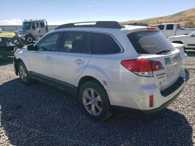 4S4BRCLC2E3246376 - 2014 SUBARU OUTBACK 2.5I LIMITED WHITE photo 2