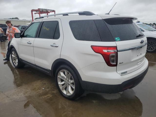 1FM5K7D84EGA42819 - 2014 FORD EXPLORER XLT WHITE photo 2