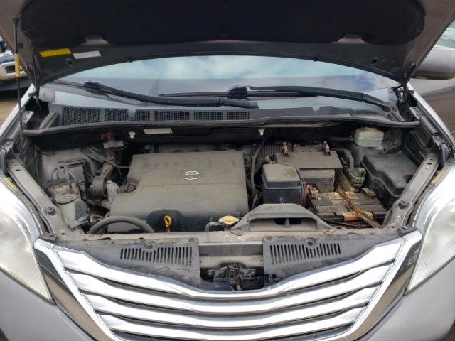 5TDDK3DC0CS032093 - 2012 TOYOTA SIENNA XLE GRAY photo 12