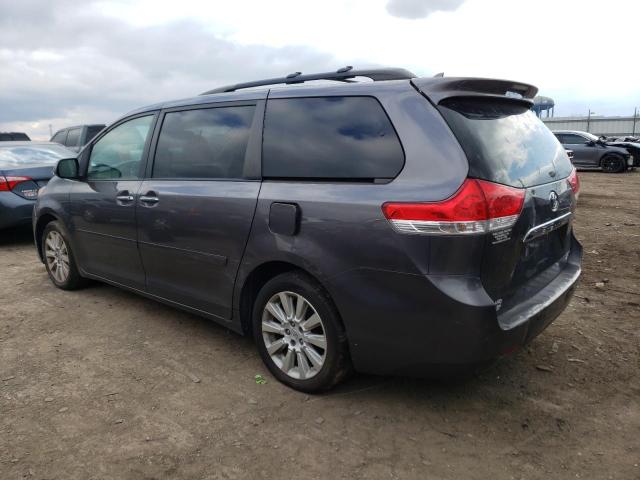 5TDDK3DC0CS032093 - 2012 TOYOTA SIENNA XLE GRAY photo 2