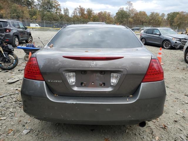 1HGCM56747A053776 - 2007 HONDA ACCORD EX GRAY photo 6