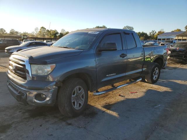 5TFRM5F11AX011039 - 2010 TOYOTA TUNDRA DOUBLE CAB SR5 GRAY photo 1