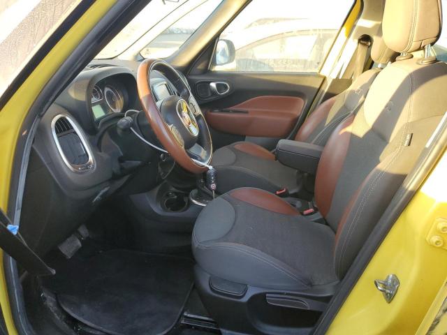 ZFBCFADH1EZ015212 - 2014 FIAT 500L TREKKING YELLOW photo 7