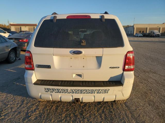 1FMCU93178KB02434 - 2008 FORD ESCAPE XLT WHITE photo 6