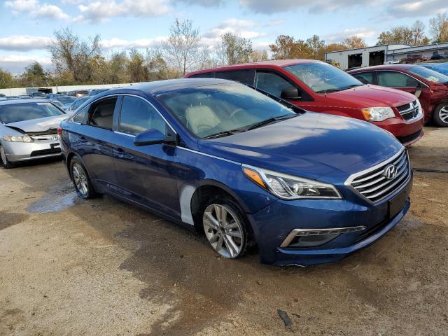 5NPE24AF3FH253724 - 2015 HYUNDAI SONATA SE BLUE photo 4