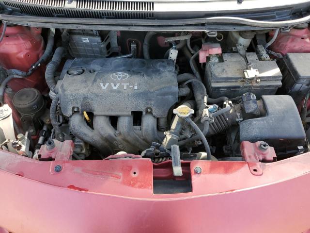 JTDBT903791324102 - 2009 TOYOTA YARIS RED photo 11