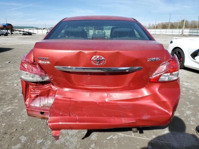 JTDBT903791324102 - 2009 TOYOTA YARIS RED photo 6