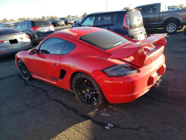 WP0AA29828U761039 - 2008 PORSCHE CAYMAN RED photo 2