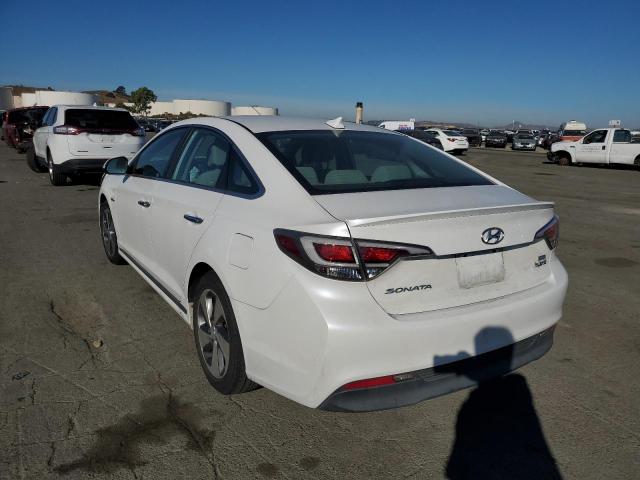 KMHE14L20GA030896 - 2016 HYUNDAI SONATA PLUG-IN HYBRID WHITE photo 2