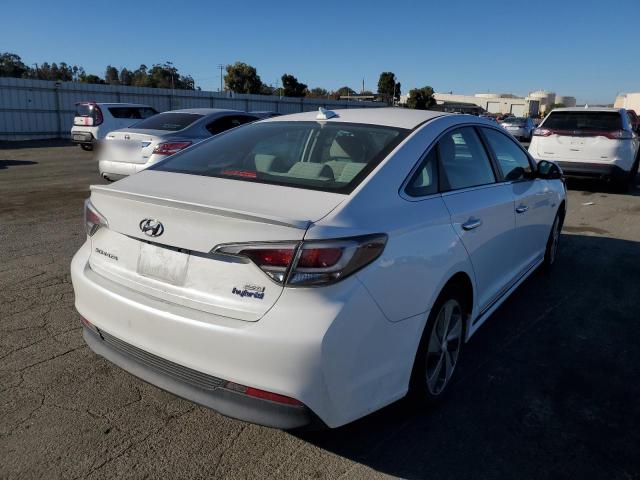 KMHE14L20GA030896 - 2016 HYUNDAI SONATA PLUG-IN HYBRID WHITE photo 3