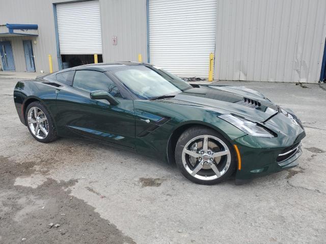 1G1YD2D72E5129550 - 2014 CHEVROLET CORVETTE STINGRAY 2LT GREEN photo 4