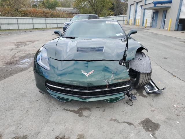 1G1YD2D72E5129550 - 2014 CHEVROLET CORVETTE STINGRAY 2LT GREEN photo 5