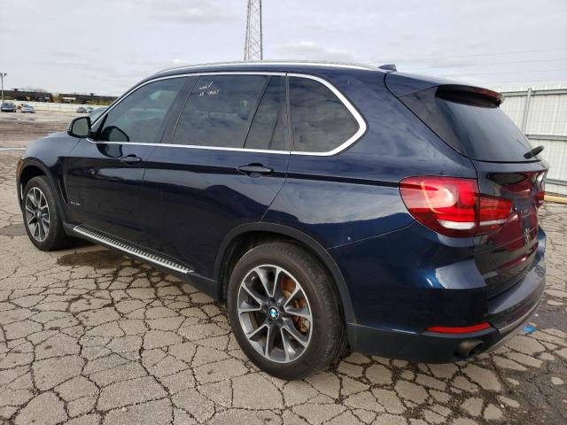 5UXKR0C54F0P11844 - 2015 BMW X5 XDRIVE35I BLUE photo 2