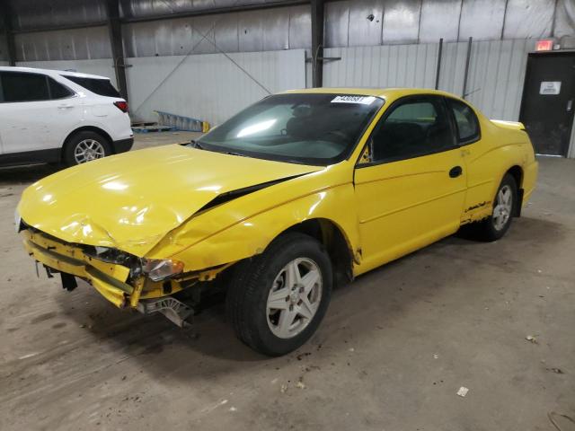 2G1WX15K429380015 - 2002 CHEVROLET MONTE CARL SS YELLOW photo 1