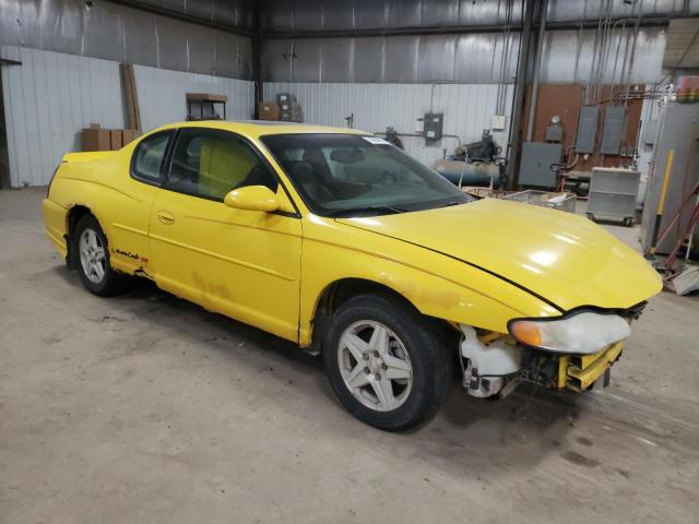 2G1WX15K429380015 - 2002 CHEVROLET MONTE CARL SS YELLOW photo 4