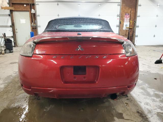 4A3AL25F68E010175 - 2008 MITSUBISHI ECLIPSE SPYDER GS RED photo 6